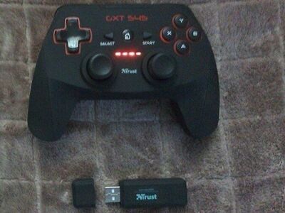 WIRELESS MÄNGUPULT PS3/PC, VASTUVÕTJA, AKU.