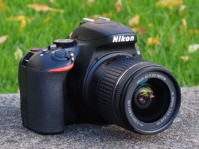 Nikon D3500 + 18-55 AF-P VR Kit, peegelkaamera