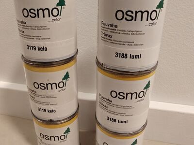 Osmo õlivaha valge, hall (0,125 l ühe hind)