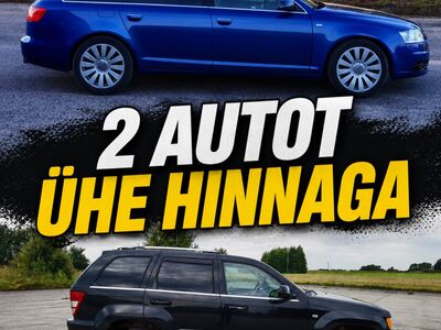 Audi 3.0tdi ja Jeep 3.0CRD audi reg makstud