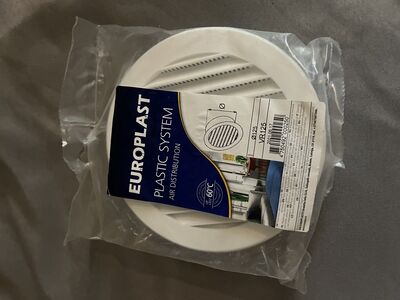 Europlast ventilatsioonirest Ø125 mm - uus