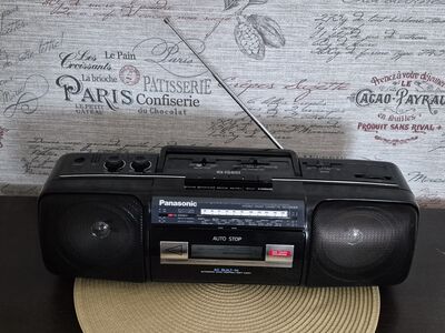 Vintage 80s Panasonic RX-FS400 raadio/kassettmakk