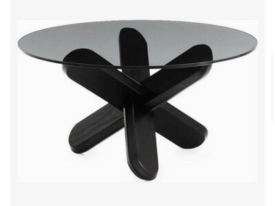 Normann Copenhagen Стол Ding C дымчатый/черный