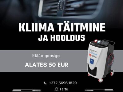 Kliima täitmine ja hooldus tartus!!!