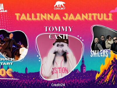 2 piletit Tallinna Jaanitulele -50%