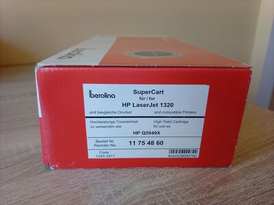 HP LaserJet 1320 tahmakassett