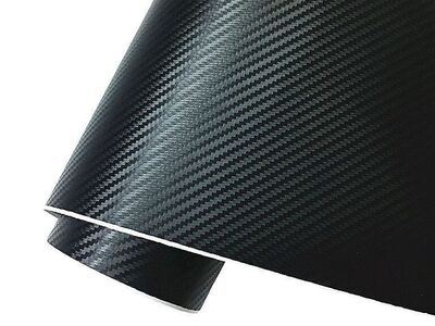 Carbon Fiber Vinyl 3D Carbon Black, 30cmx150cm