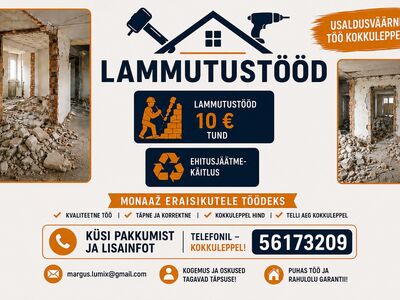 Lammutustööd