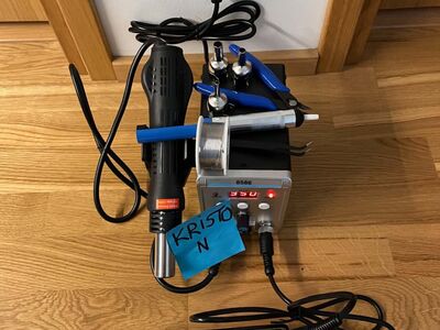 Kuumaõhu jootejaam 750w + jootekolb 60w / tarvikud