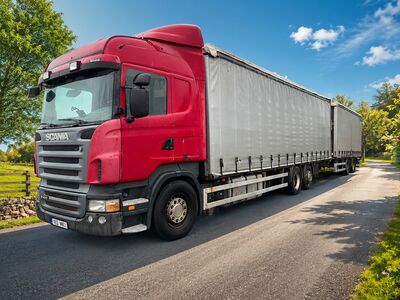 SCANIA R420 LB6X2HNA + KARDINHAAGIS (KOMPLEKT)