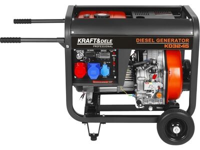 Дизельный генератор генератор 8кВт 230В 32А KD3245