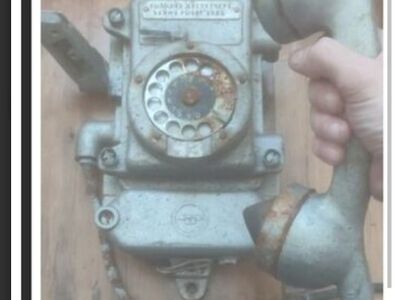 Vana retro telefon