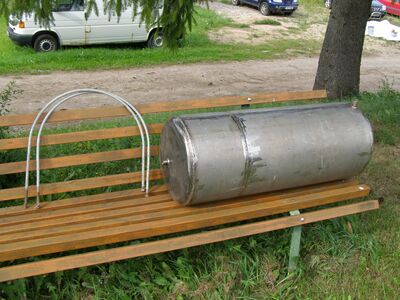 Roostevaba terasest saunaboiler