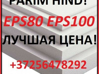 EPS Penoplast põrandale EPS80 EPS100 50-200mm