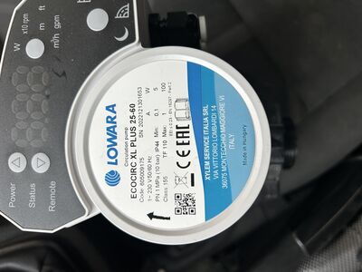 Remote C LOWARA Circulation pump ECOCIRC XL PLUS 2