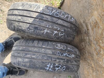 185/60/R15 Dunlop suverehvid 2tk