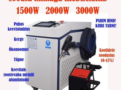 LASERKEEVITUS 1500W, 2000W, 3000W