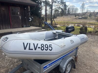 Kummipaat  ja mootor MERCURY 6hp