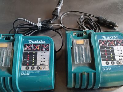 Akulaadija Makita DC18SE 2 tk