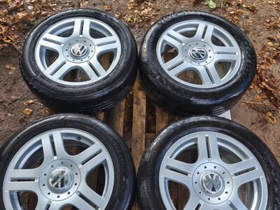 VW originaal valuveljed 16" 5x112.+ Rehvid 205/55