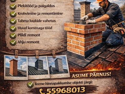 ???? Korstnatööd ja  Pärnu