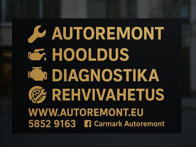 AUTODE REMONT, HOOLDUS, DIAGNOSTIKA, REHVIVAHETUS