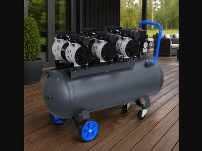 Kompressor õlivaba 100l 3x2000W