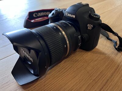 Canon EOS 6D + Tamron 24–70mm F/2.8 VC + välklamp