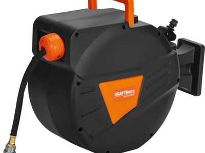 Sissetõmmatav pneumaatiline voolik 10m + 2m 1/4″