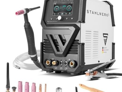 Keevitus keevitusmasin STAHLWERK AC/DC TIG 200 Pul
