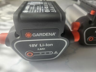 Väga heas korras Gardena 2 akut+laadija