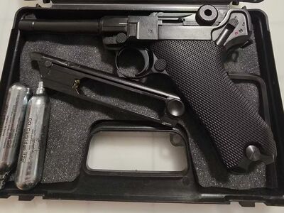 Airsoft püstol KWC Luger P08 CO2 Blowback