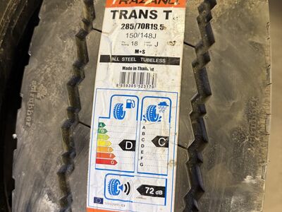 285/70/19.5 haagise rehvid 4tk