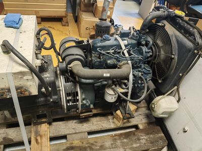 Mootor Kubota D905/D902, generaator Leroy-Somer