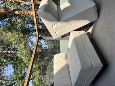 Retro moodultugitoolid / lounge-toolid – 2 tk