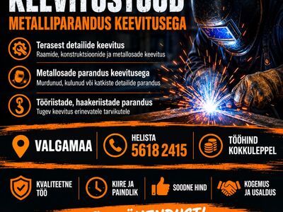 Keevitustööd Lõuna- Eestis