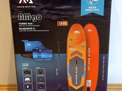 UUS SUP Aqua Marina TURBO + BLUEDRIVE S + AKU