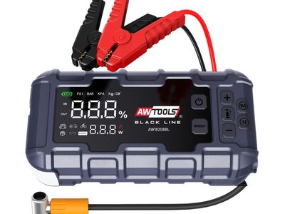 Käivitusabi/akupank/kompressor/LED (4in1) 16000mAh