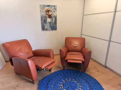 Natuzzi nahast relax tugitoolid