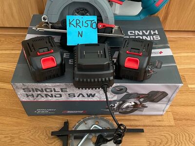 Akuketassaag 150mm kettale 2x aku ja laadija