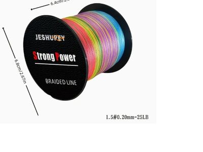 Õngenöör 1.5 0.20mm 11.34kg 500m 4 kiuline