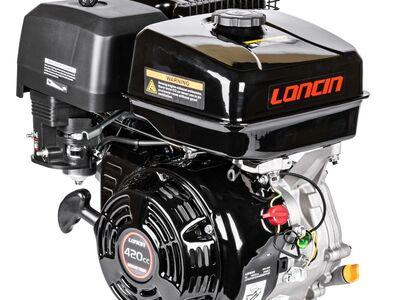 Mootor G420F-A / 25 mm / käsistarter. Loncin