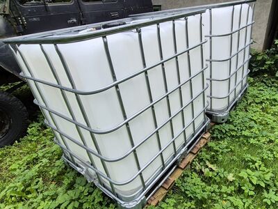 IBC mahuti 1000 L (toiduainetööstusest), puhas!