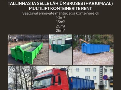 Multilift konteinerite rent ja prügivedu