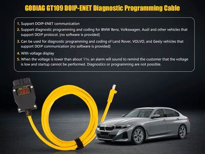 GODIAG GT109 DOIP-ENET diagnostika kaabel