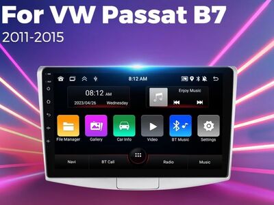 VW Passat B6 B7 Android13, 10", Carplay, AndAuto
