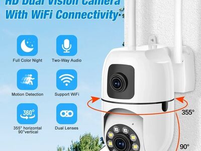 VALVEKAAMERA 8MP 4K PTZ Wifi Camera+128GB card