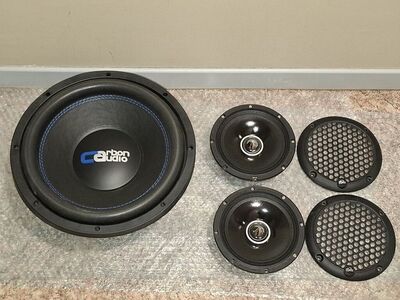 SUBWOOFER 12" CA-SW40012ET + 2x 4XL-65C