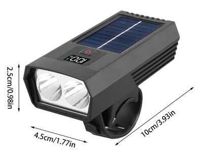 Jalgratta solar esituli, LED