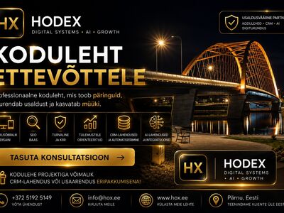 TASUTA KODULEHT – personaalse CRM-süsteemiga